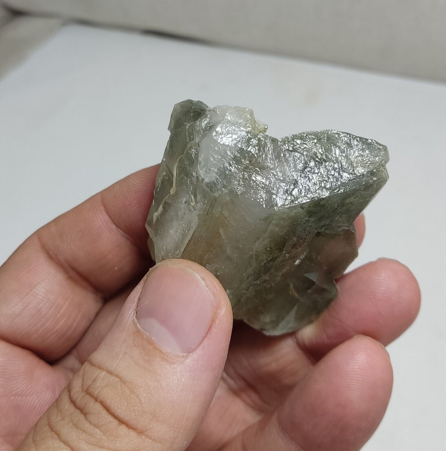 An Aesthetic Natural beautifully terminated Chlorite Quartz specimen 57 grams