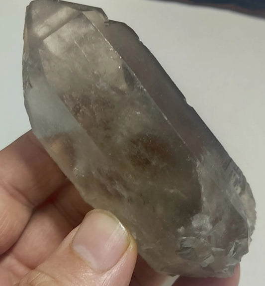 An Aesthetic Naturally terminated specimen of Smoky Quartz 217 grams
