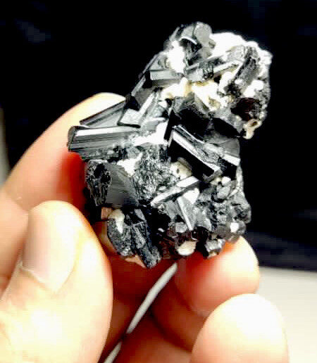 Black tourmaline cluster 38g, 5x3x2cm