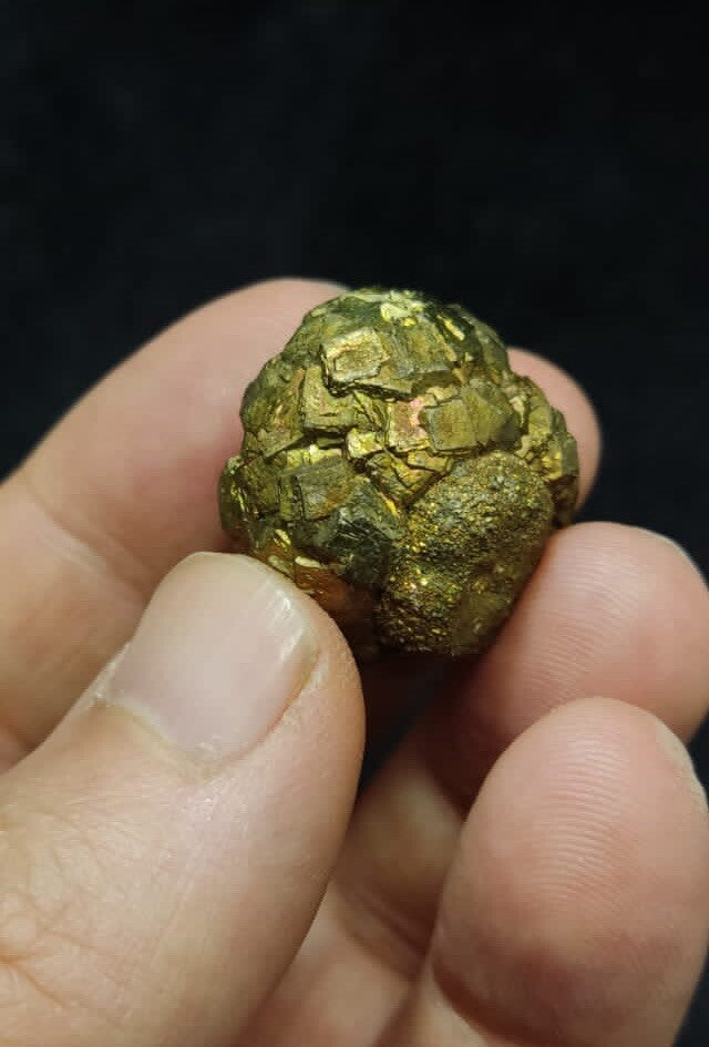 Natural Iridescent Pyrite Nodule Shape Specimen 36 Grams.