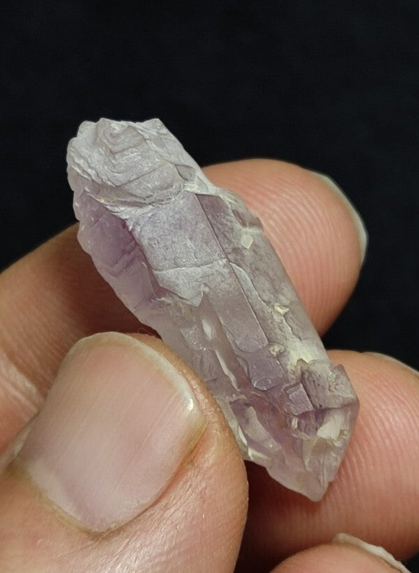 Miniature Etched Natural Amethyst Double Terminated 5 grams