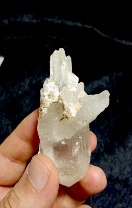Double Terminated Quartz crystal 83g