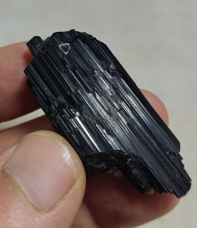 Natural Terminated Black Tourmaline Crystal 24 grams