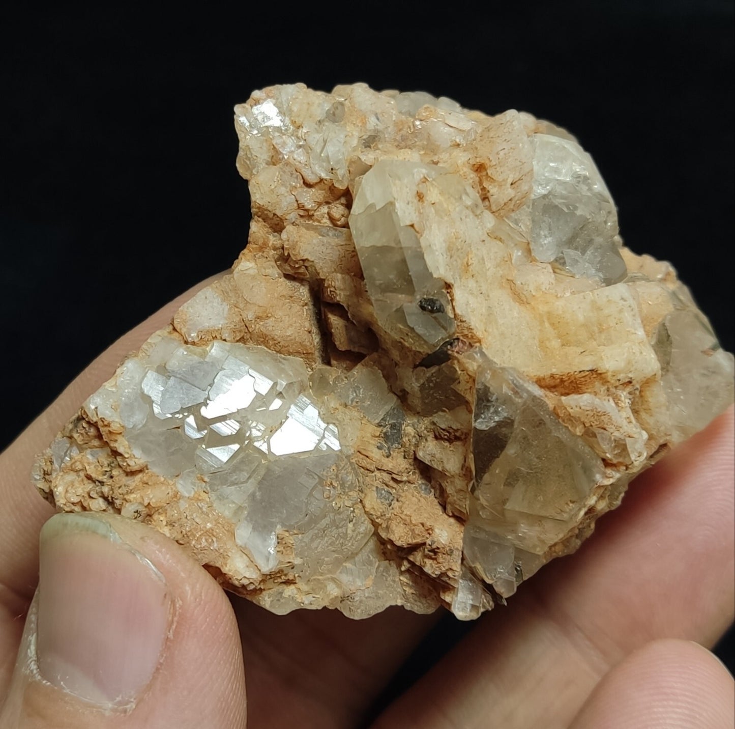 An Aesthetic terminated Quartz floater Zegi Mountains 75 grams