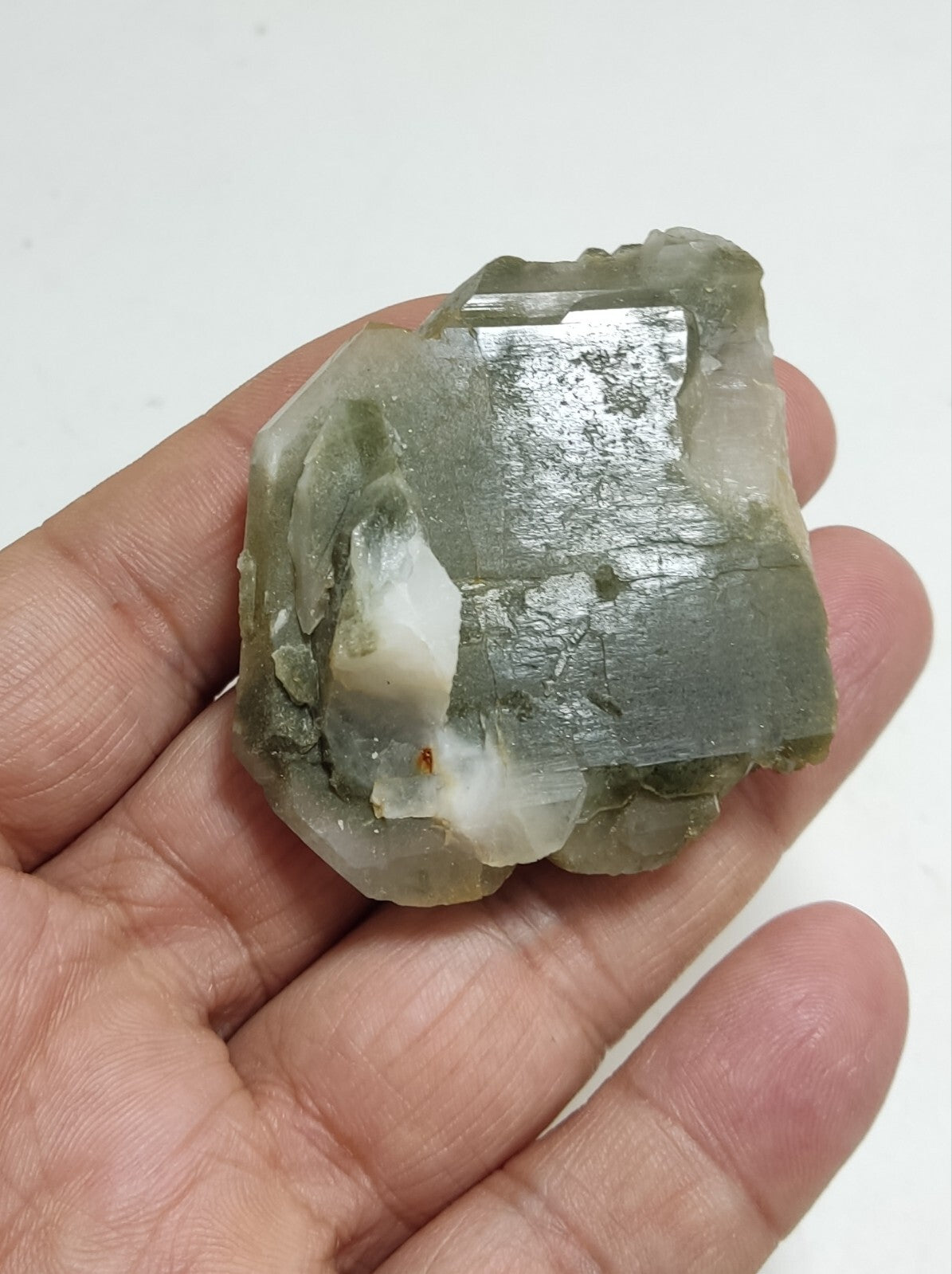 An Aesthetic Natural beautifully terminated Chlorite Quartz specimen 61 grams