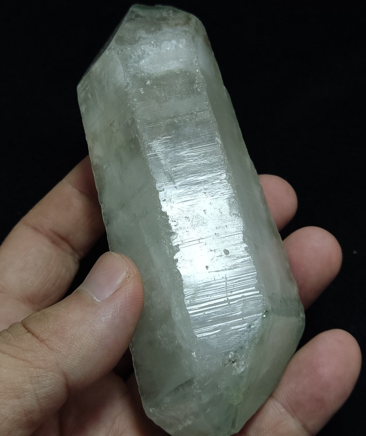 An Aesthetic terminated specimen of Quartz crystal 335 grams