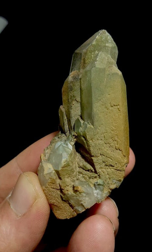 Natural Chlorite Quartz Crystal 65 Grams.