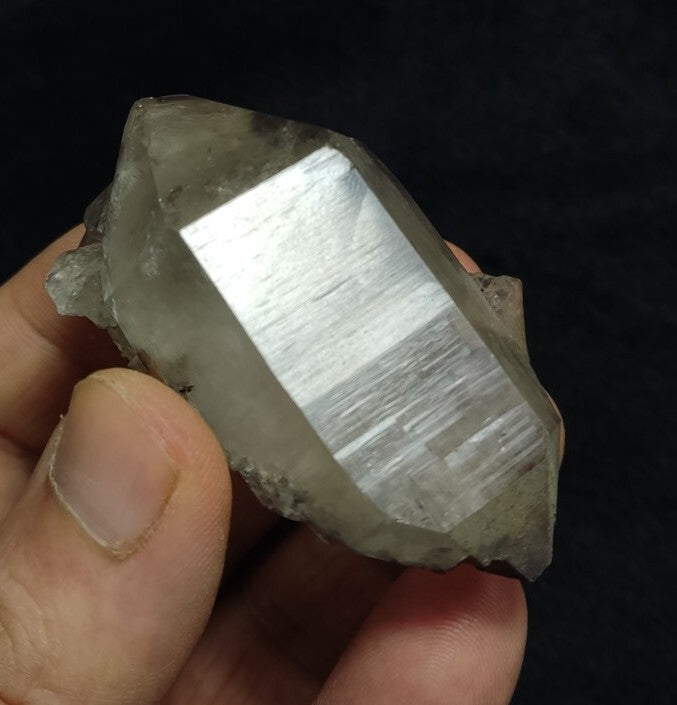 Double Terminated Smoky Quartz Crystal 77 grams