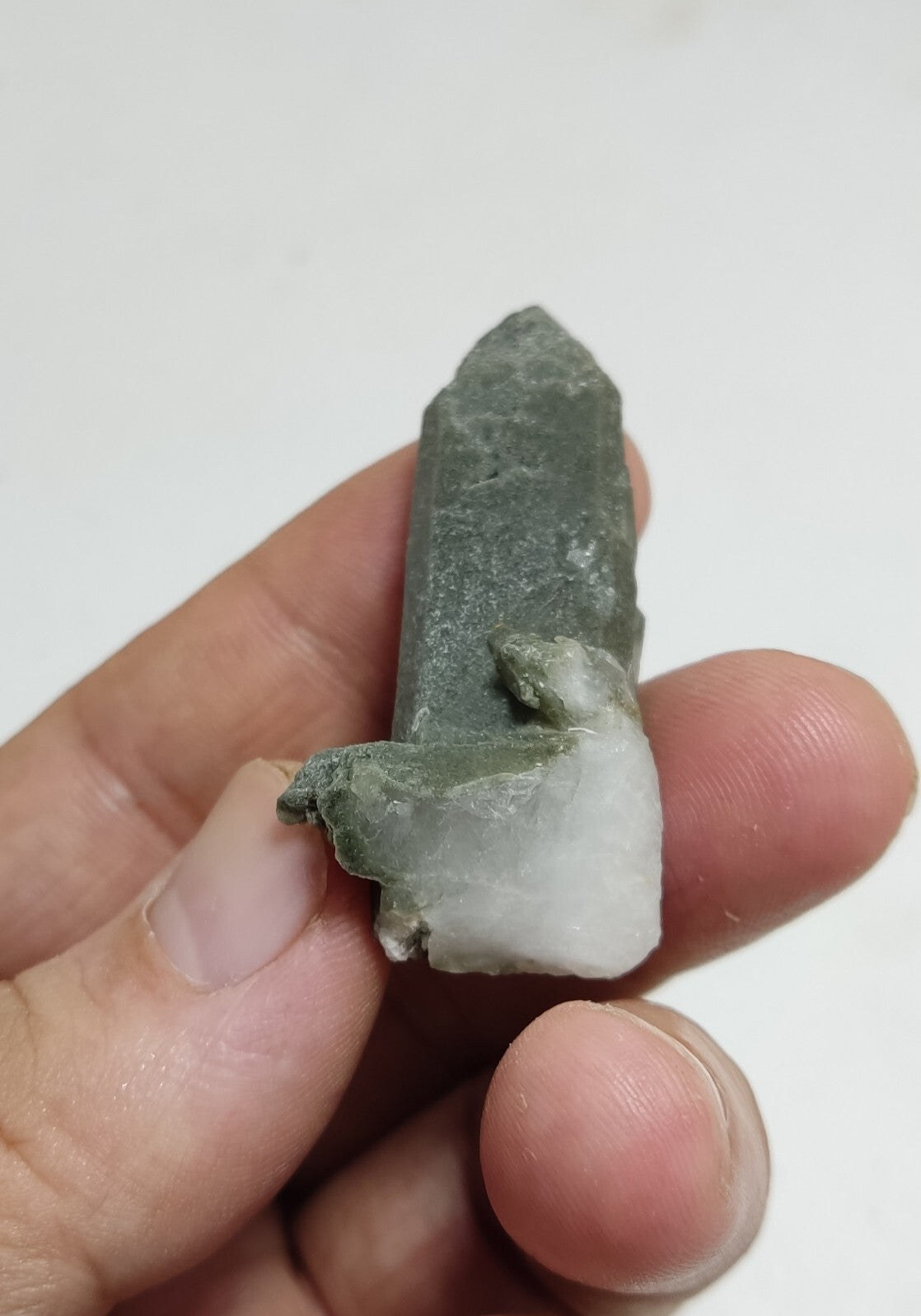 An Aesthetic Natural beautifully terminated Chlorite Quartz crystal 17 grams