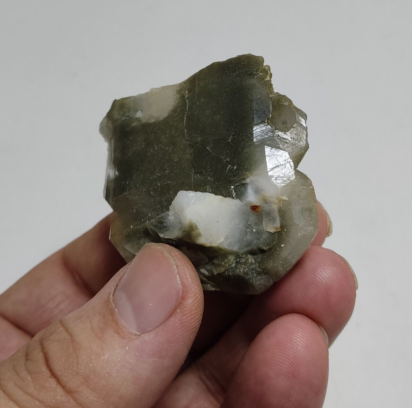 An Aesthetic Natural beautifully terminated Chlorite Quartz specimen 61 grams
