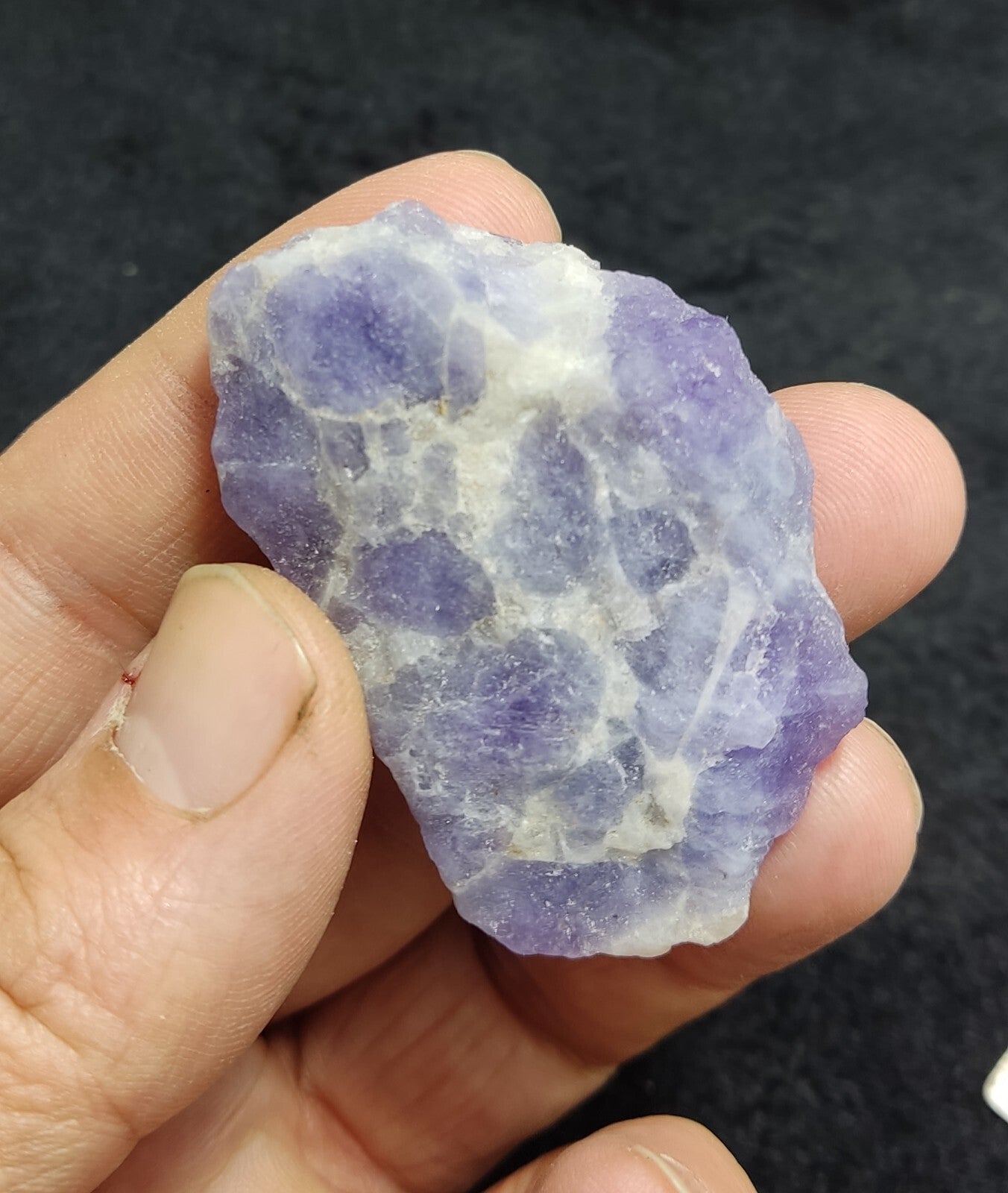 An Aesthetic specimen of purple Hackmanite in matrix 32 grams