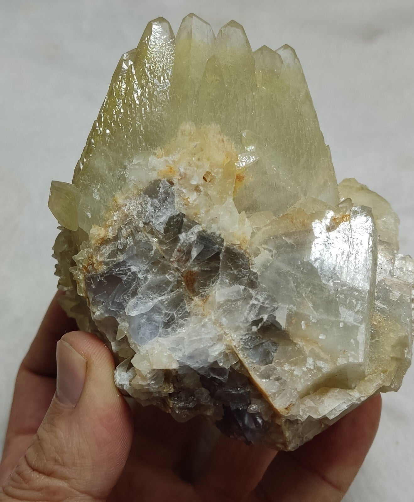 An Aesthetic Naturally terminated specimen of dogtooth calcite 722 grams