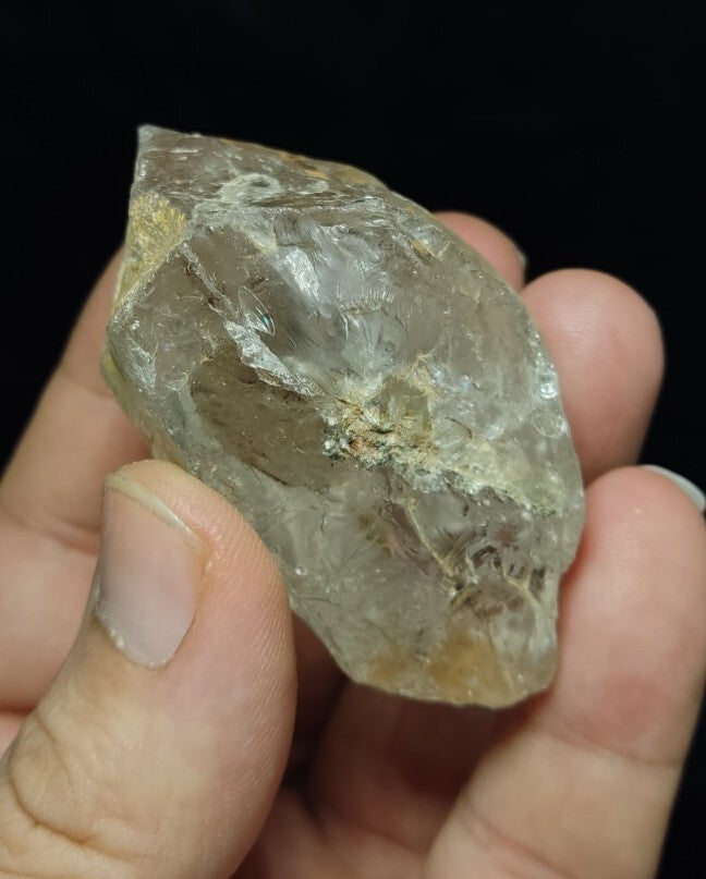Double terminated Quartz Crystal High Altitude Patterns 94 grams