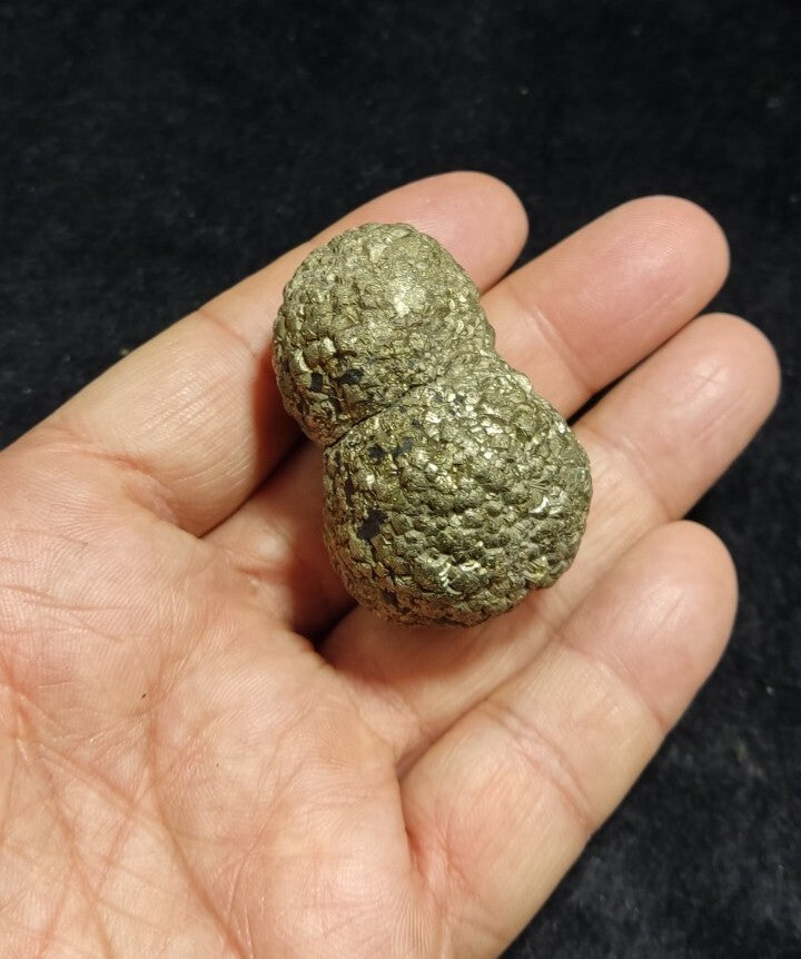 An amazing specimen of pyrite/marcasite Twin Formations 129 grams