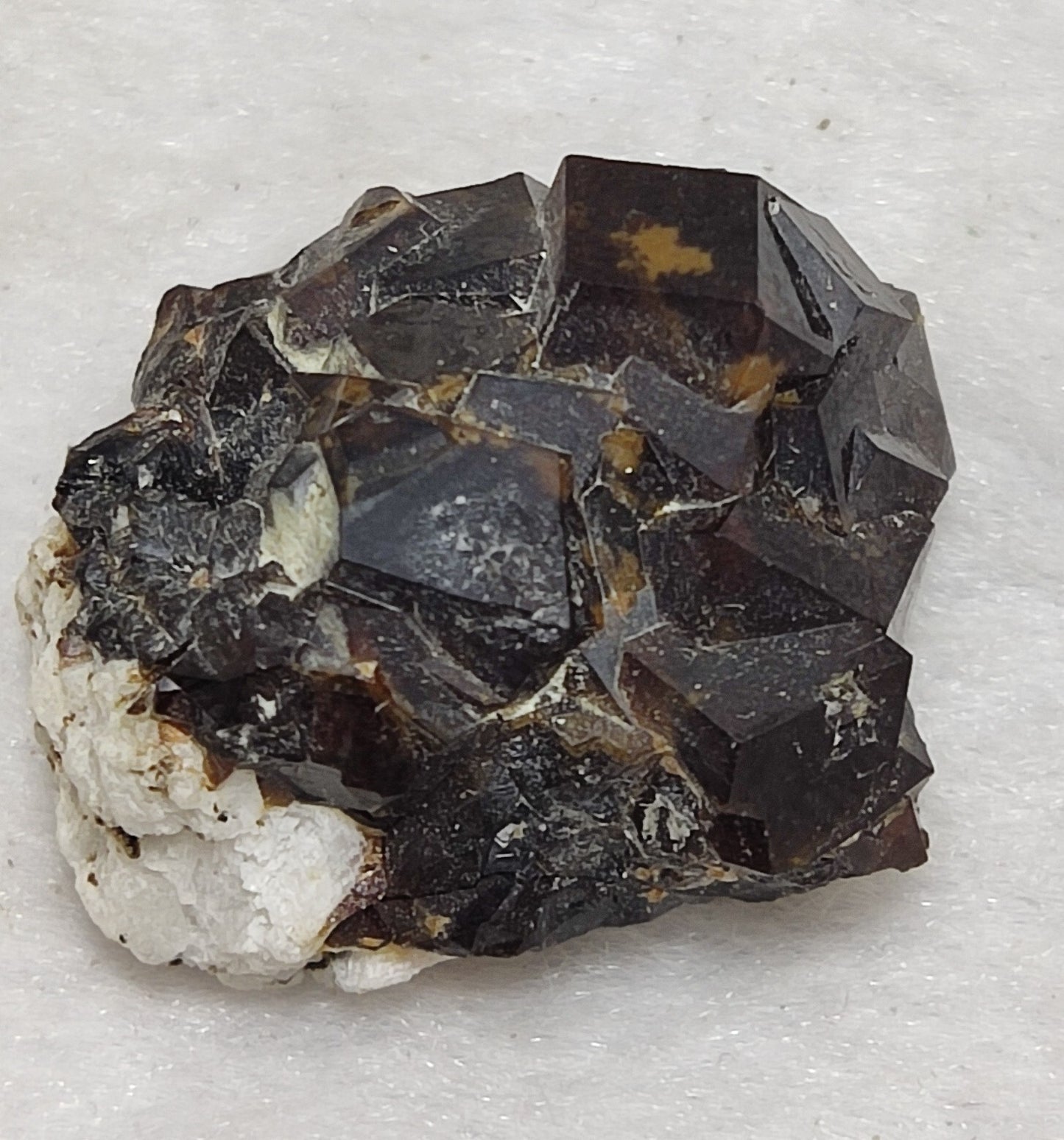 An Aesthetic specimen of andradite garnets on matrix 18 grams