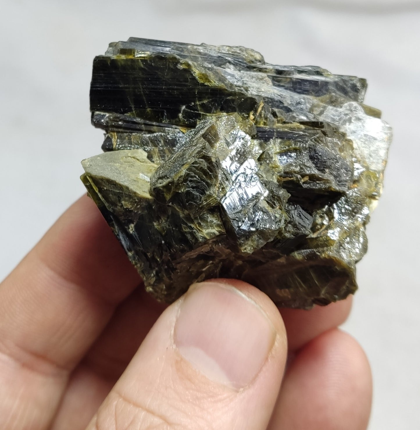 An Aesthetic specimen of epidote 97 grams