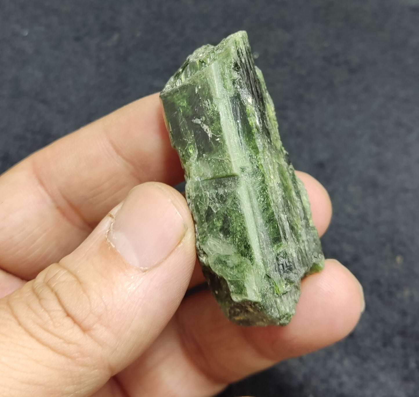An amazing specimen of diopside crystal 45 grams