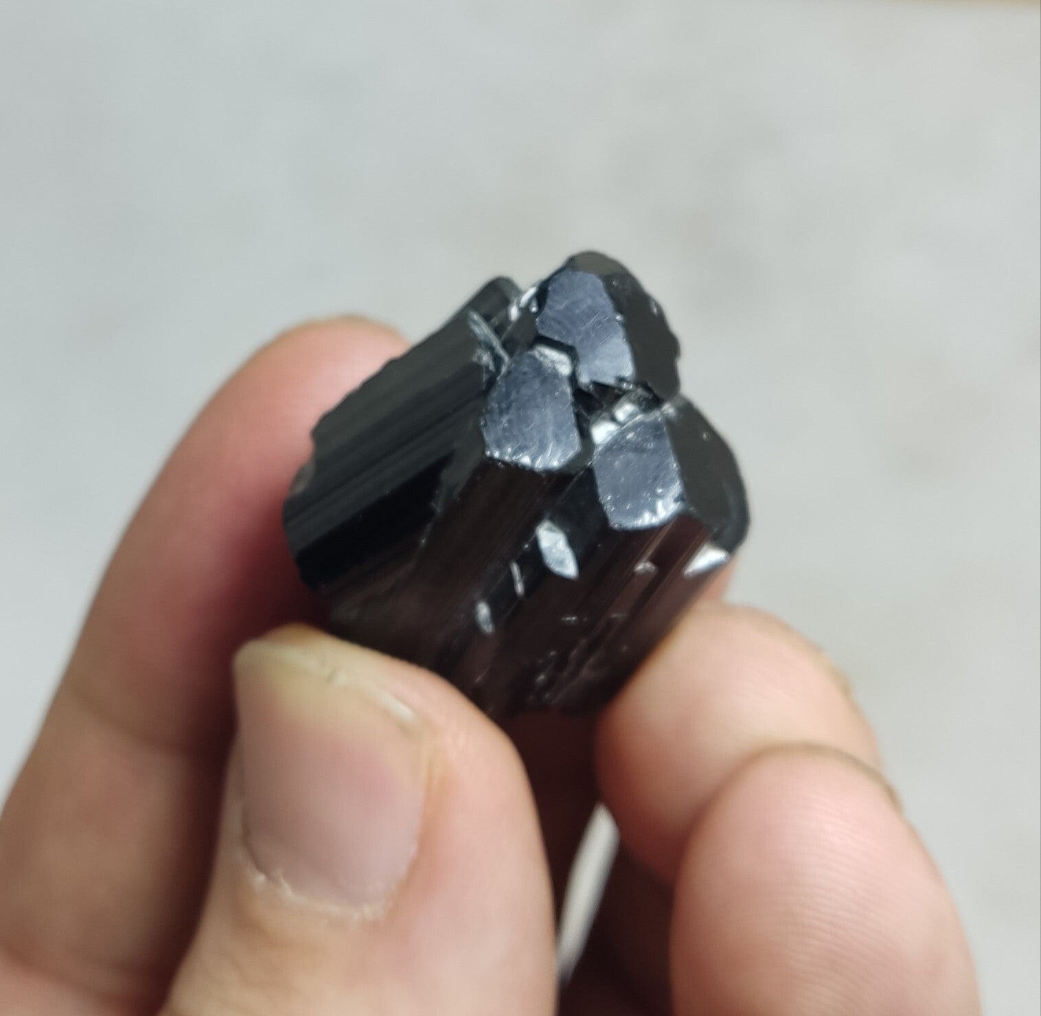 An amazing specimen of black tourmaline cluster 15 grams