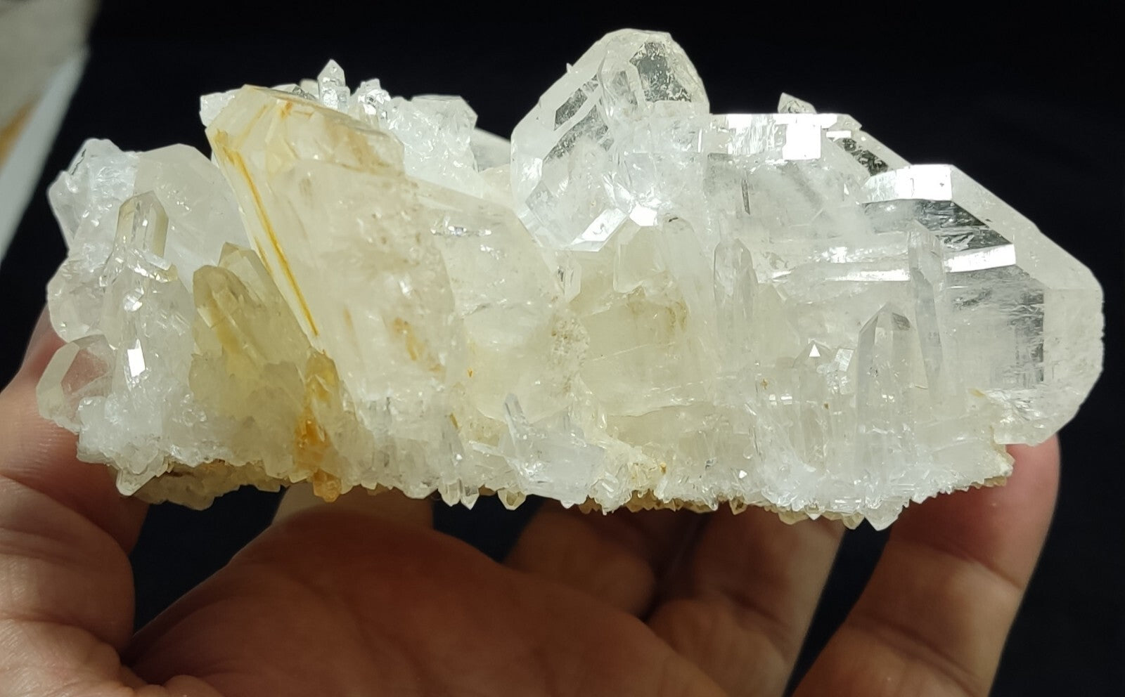 An Aesthetic terminated specimen of Quartz cluster 620 grams