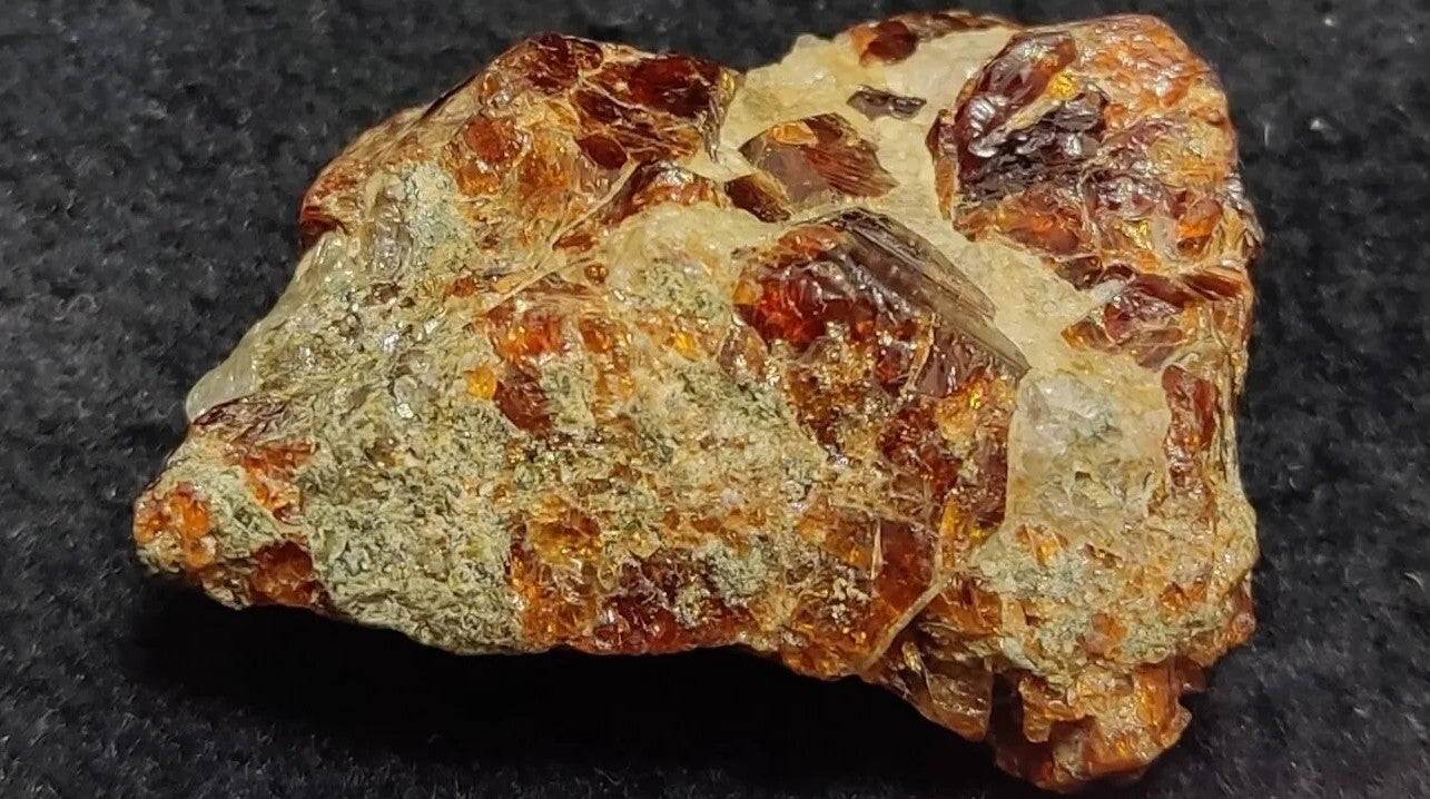 An Aesthetic specimen of zircon crytsals 32 grams