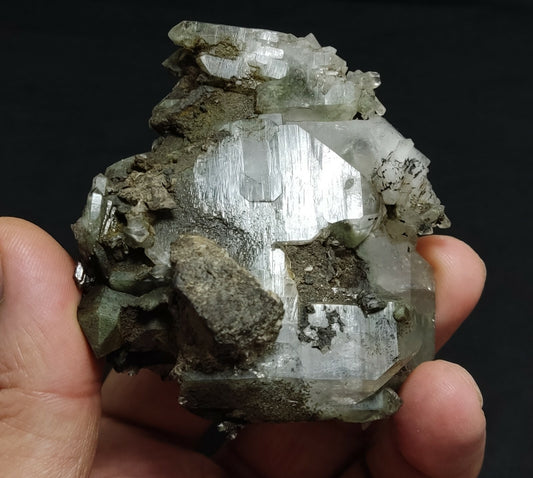 An Aesthetic Natural beautifully terminated Chlorite Quartz crystal 163 grams