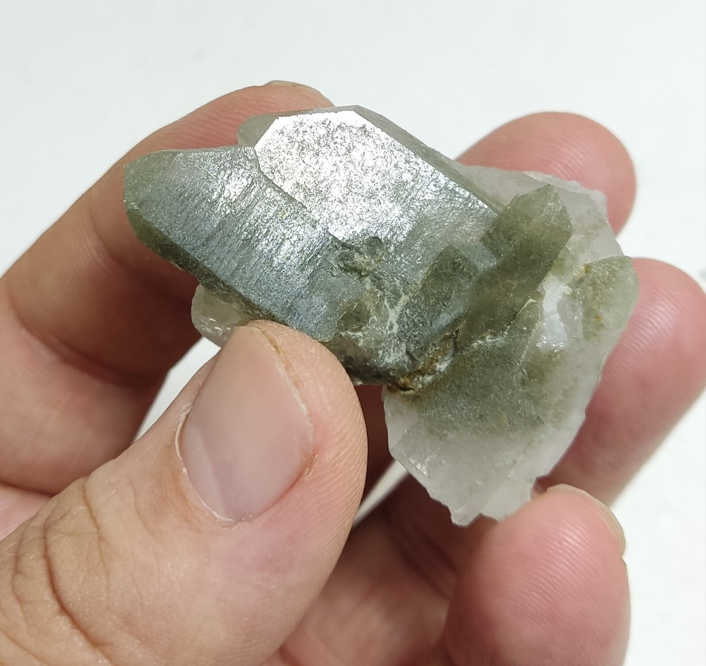An Aesthetic Natural beautifully terminated Chlorite Quartz crystal 36 grams