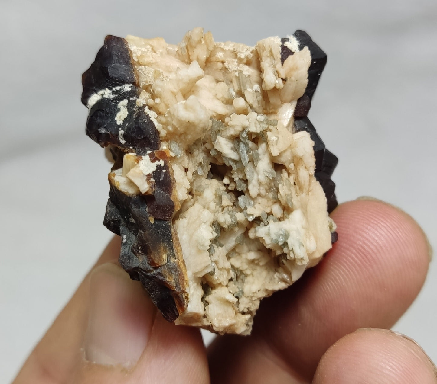 57 grams aesthetic andradite garnet crystal specimen