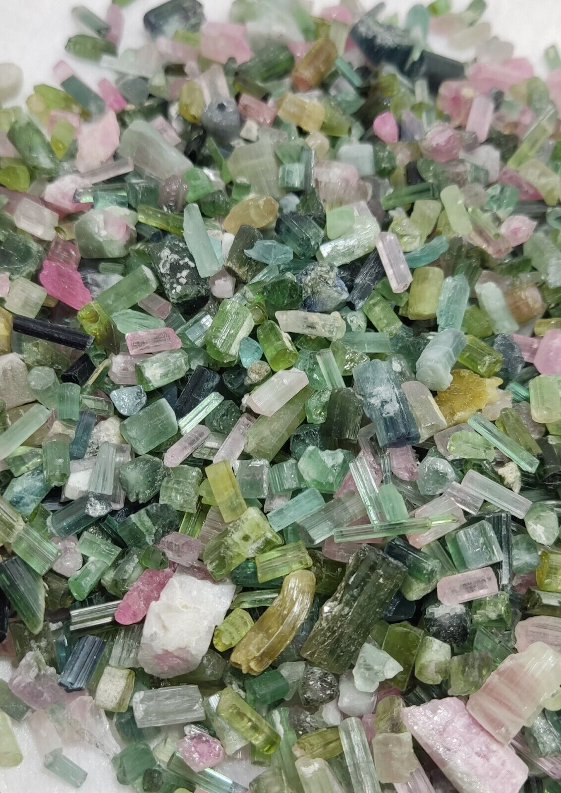 250 grams tourmaline crystals