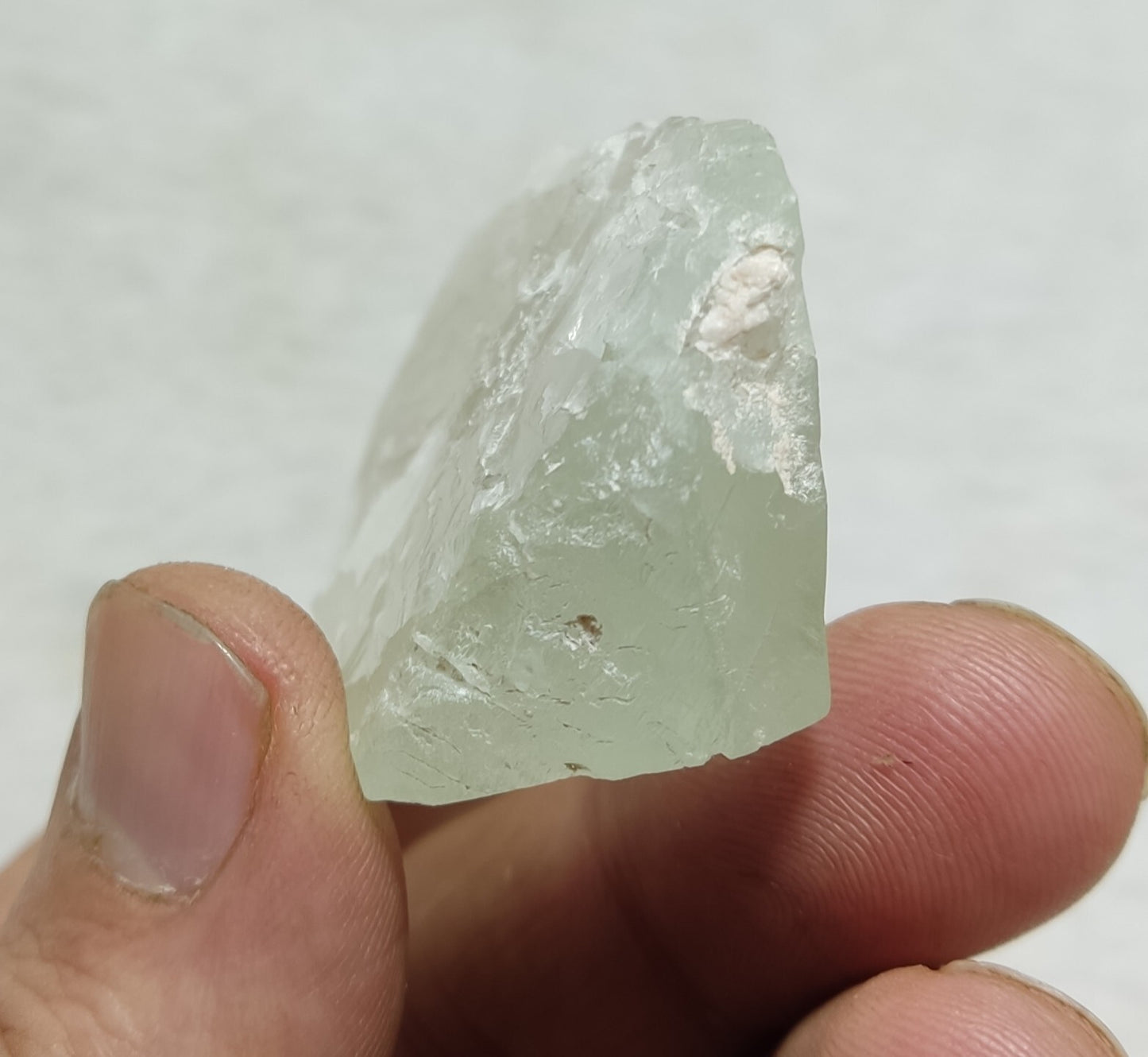 An Aesthetic terminated spodumene floater crystal specimen 75 grams