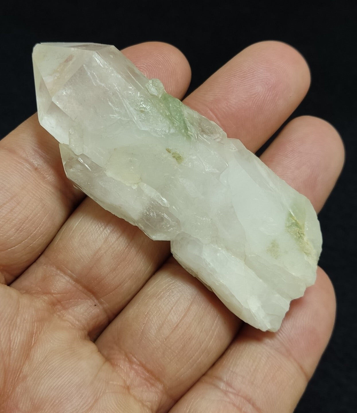Chlorite quartz terminated crystal specimen 48 grams