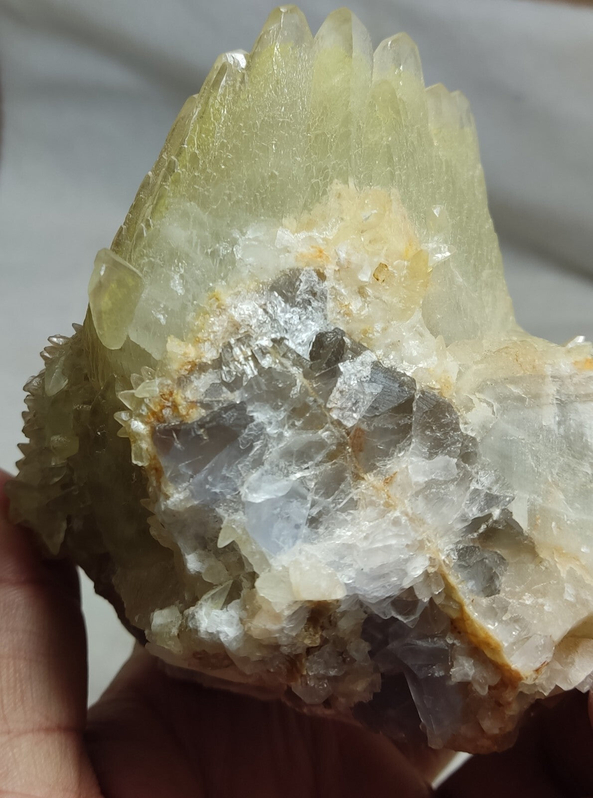 An Aesthetic Naturally terminated specimen of dogtooth calcite 722 grams
