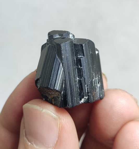 An amazing specimen of black tourmaline cluster 15 grams