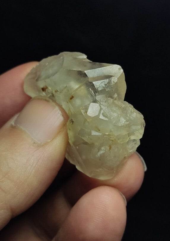 Natural terminated gwindel Quartz crystal 22 grams