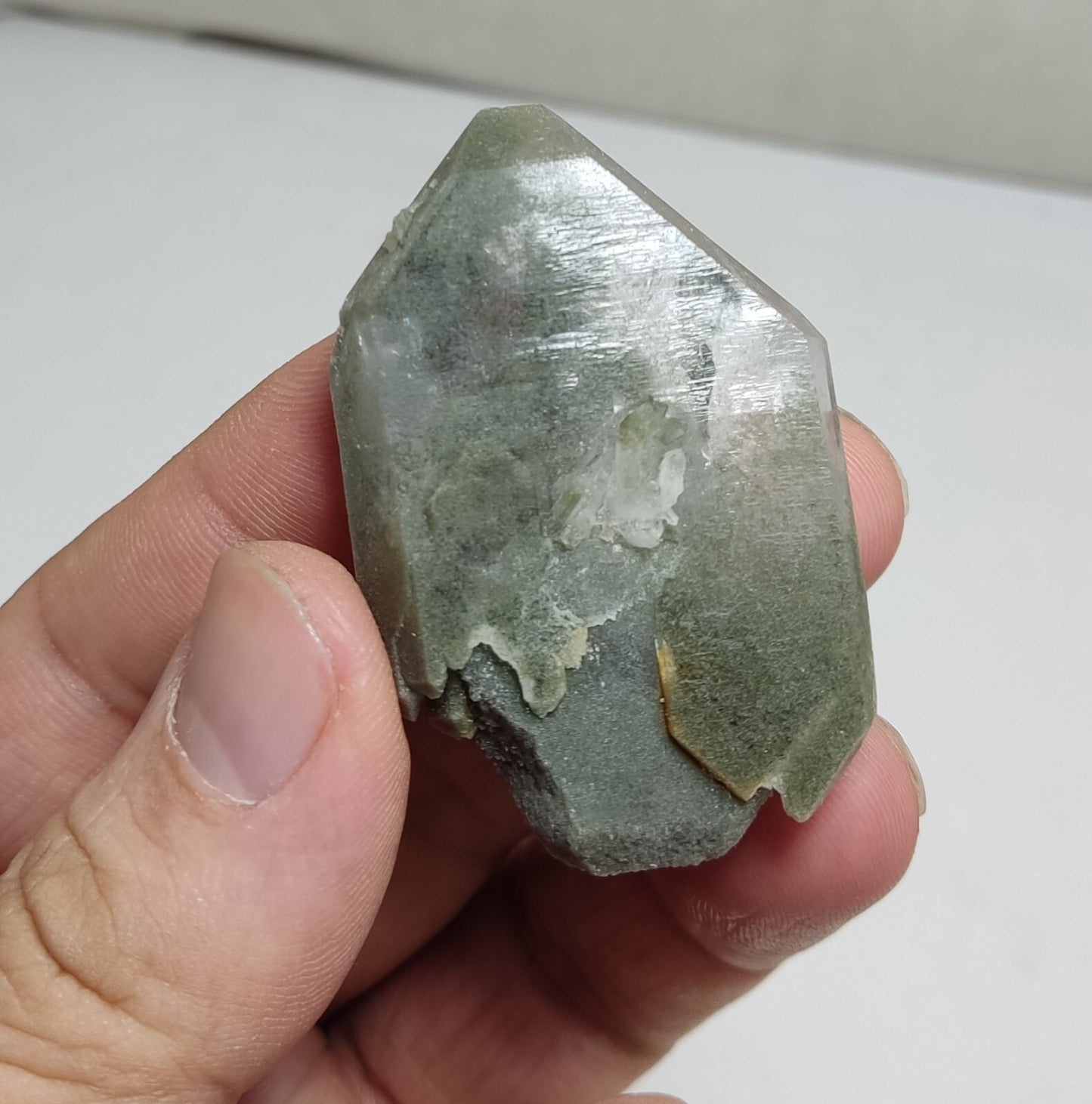 An Aesthetic Natural beautifully terminated Chlorite Quartz specimen 34 grams