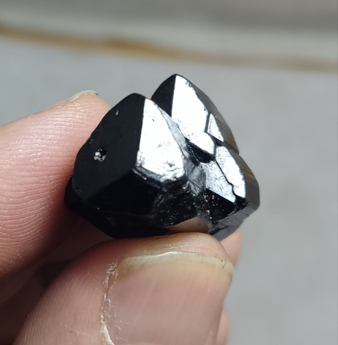 An amazing specimen of black tourmaline crystal 15 grams