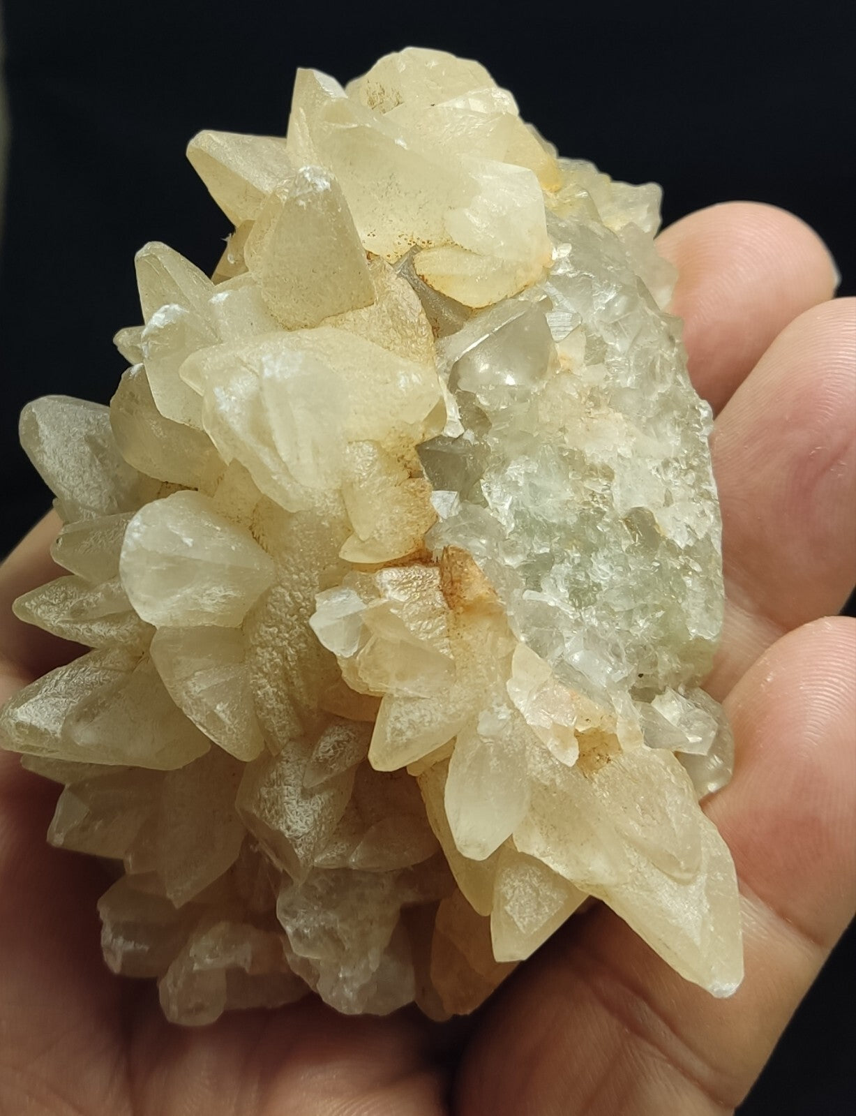 An Aesthetic Naturally terminated specimen of dogtooth calcite 252 grams