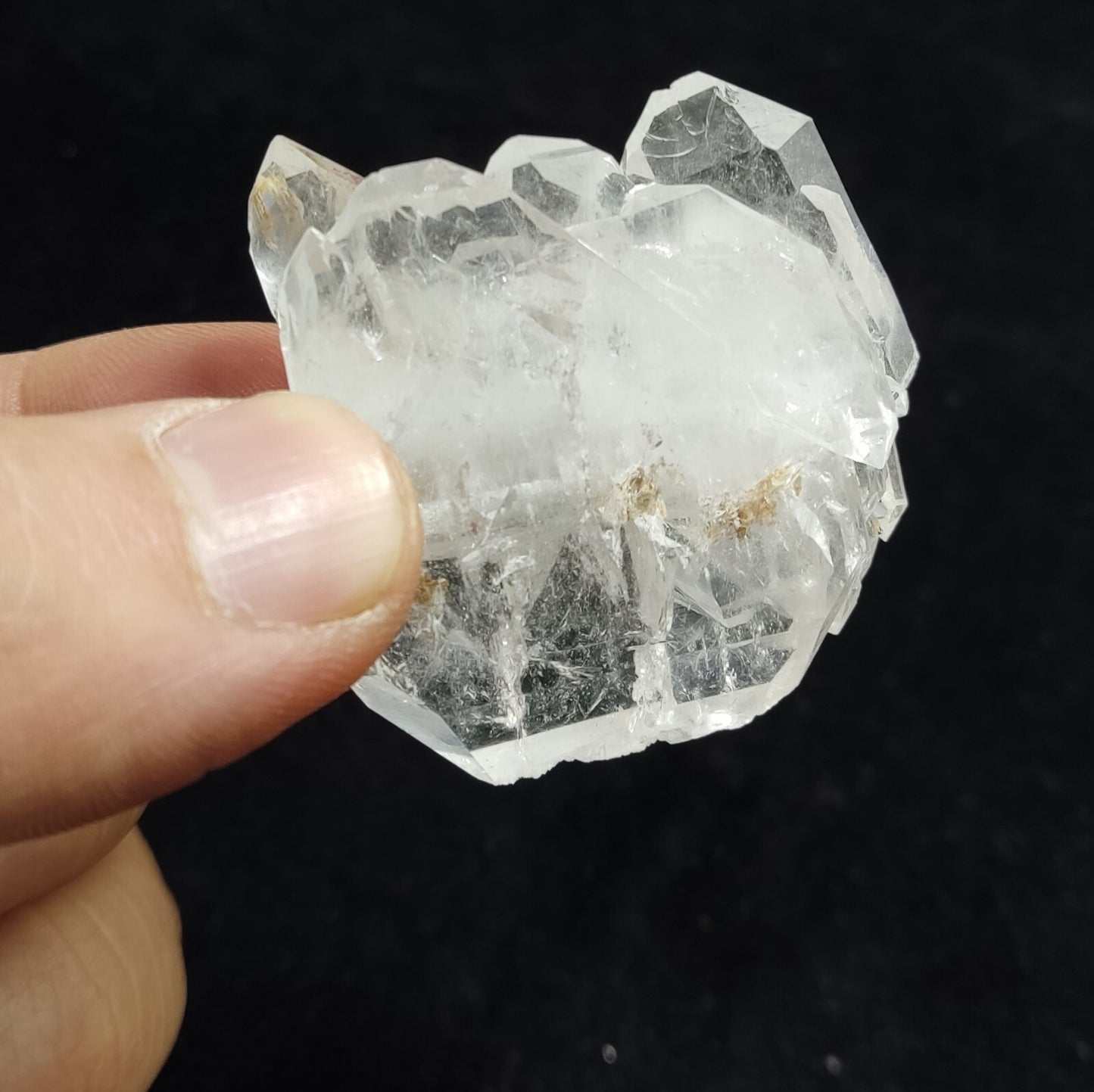 A very Aesthetic Natural beautifully terminated Faden Quartz crystal 38 grams