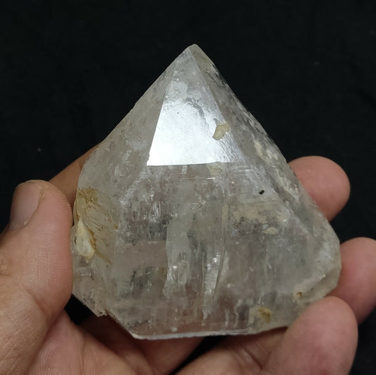 A very Aesthetic Natural beautifully terminated Fenster Quartz crystal 125 grams
