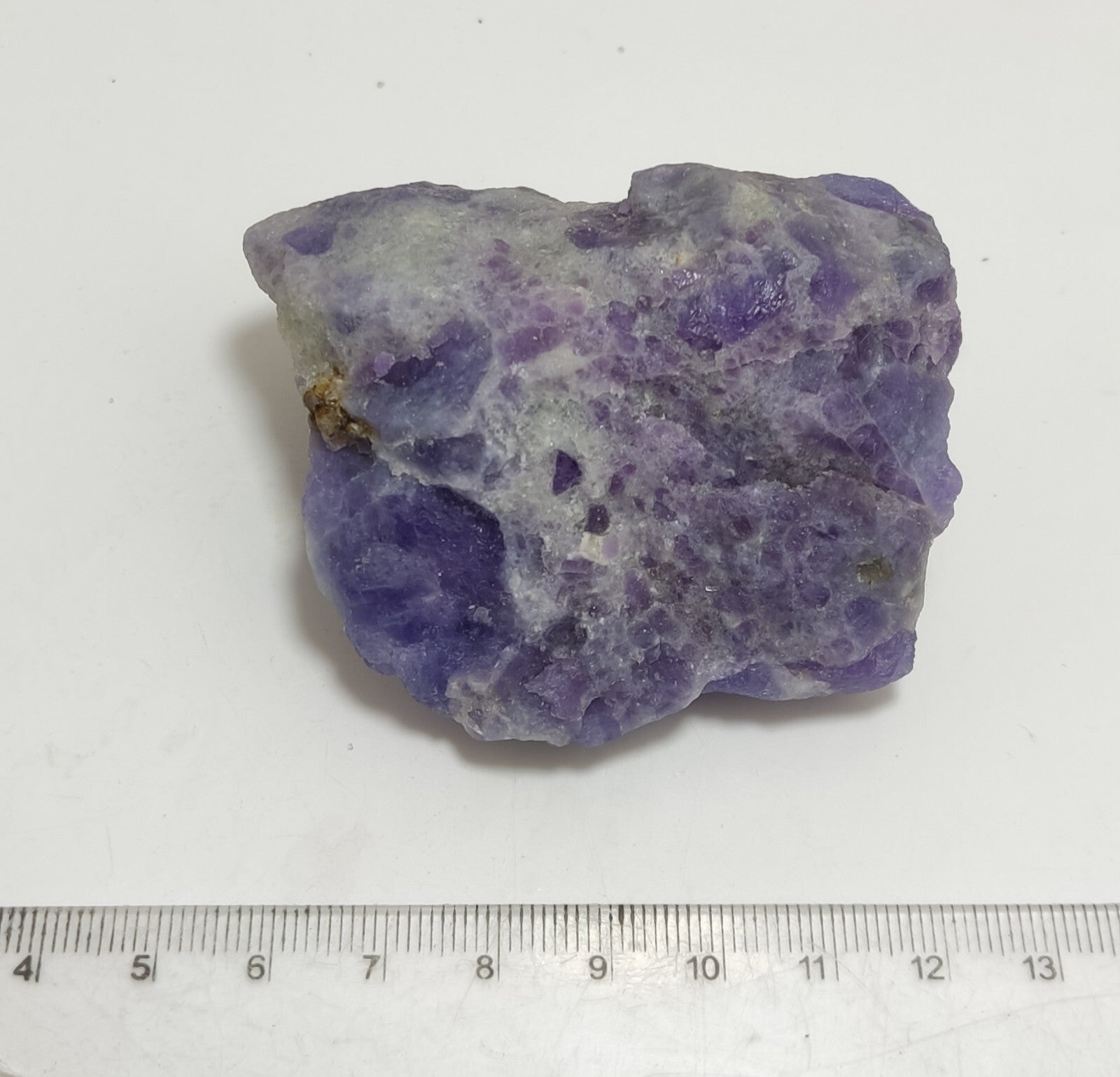 An amazing specimen of hackmanite highly Tenebrescent 143 grams