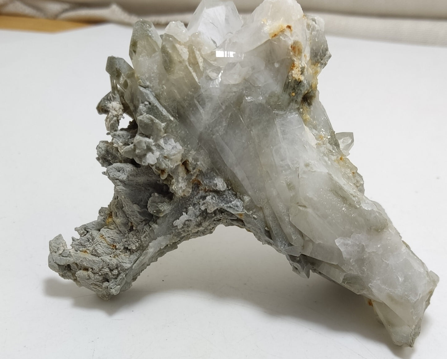 An Aesthetic Natural terminated chlorite Quartz specimen 210 grams
