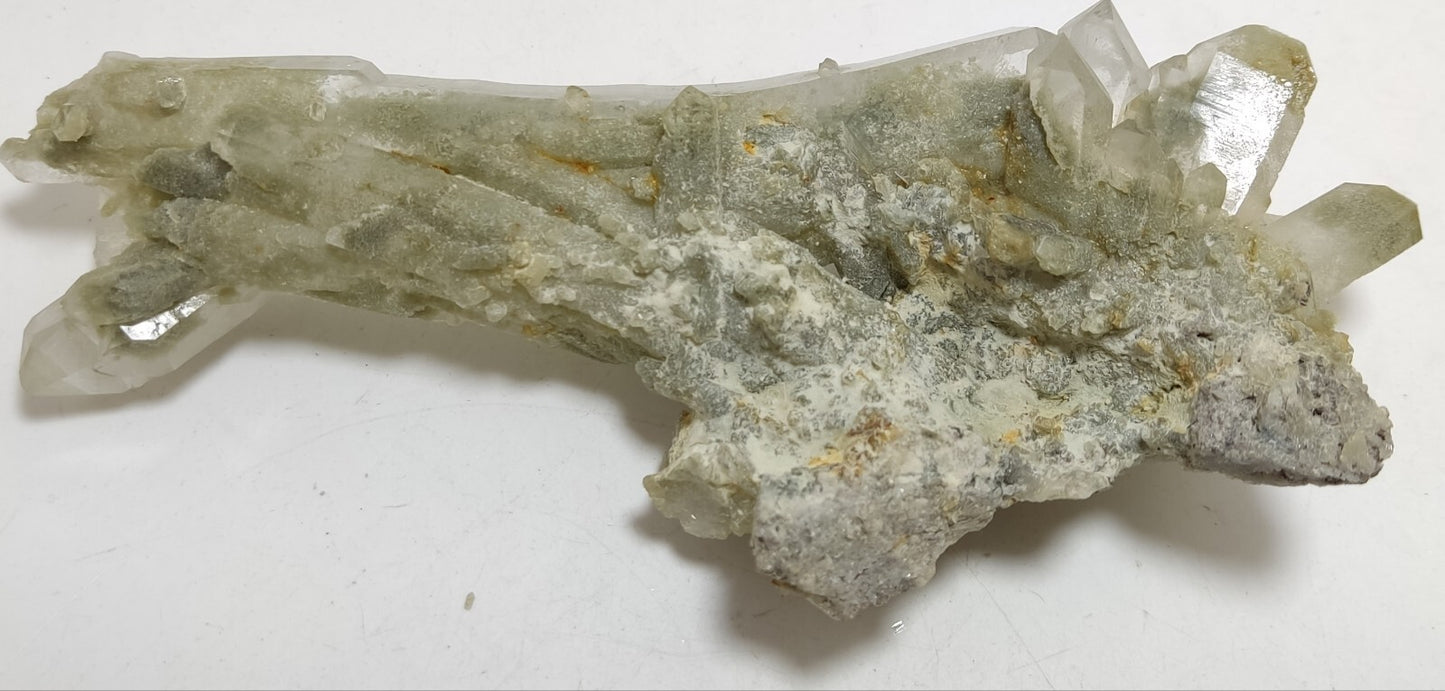 An Aesthetic Natural beautifully terminated Chlorite Quartz specimen 262 grams