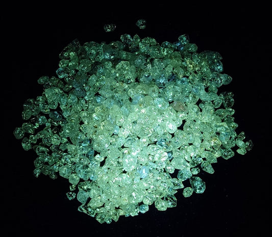 130 grams Diamond Quartz crystals with petroleum inclusions