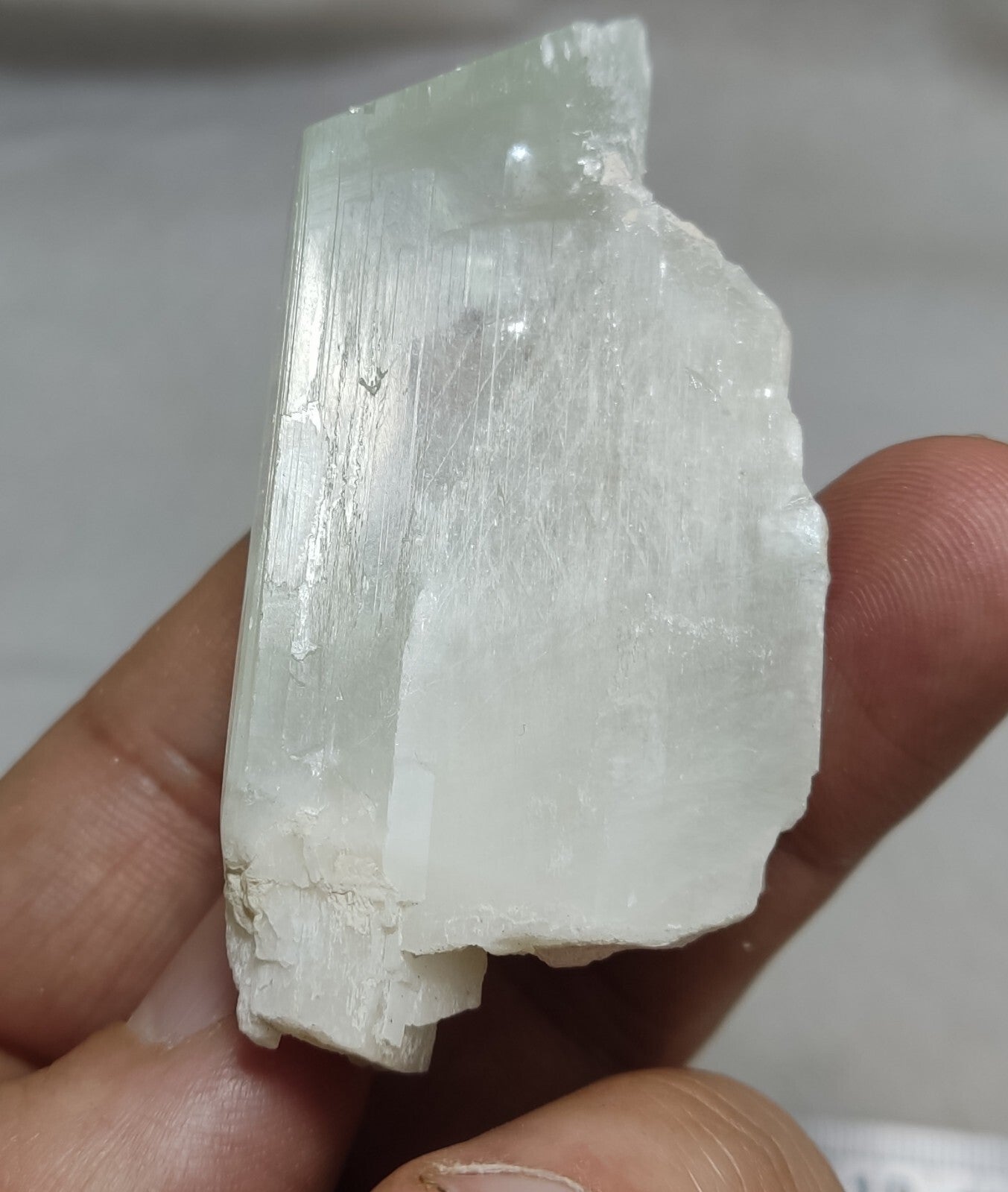 An Aesthetic terminated spodumene floater crystal specimen 92 grams