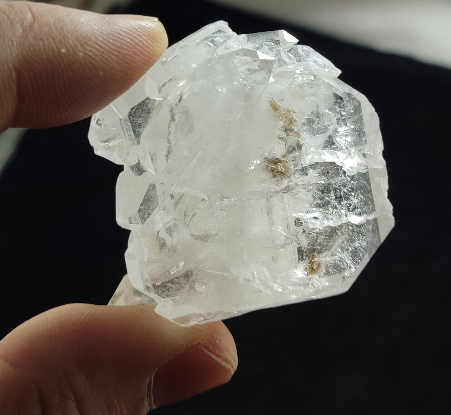 A very Aesthetic Natural beautifully terminated Faden Quartz crystal 38 grams