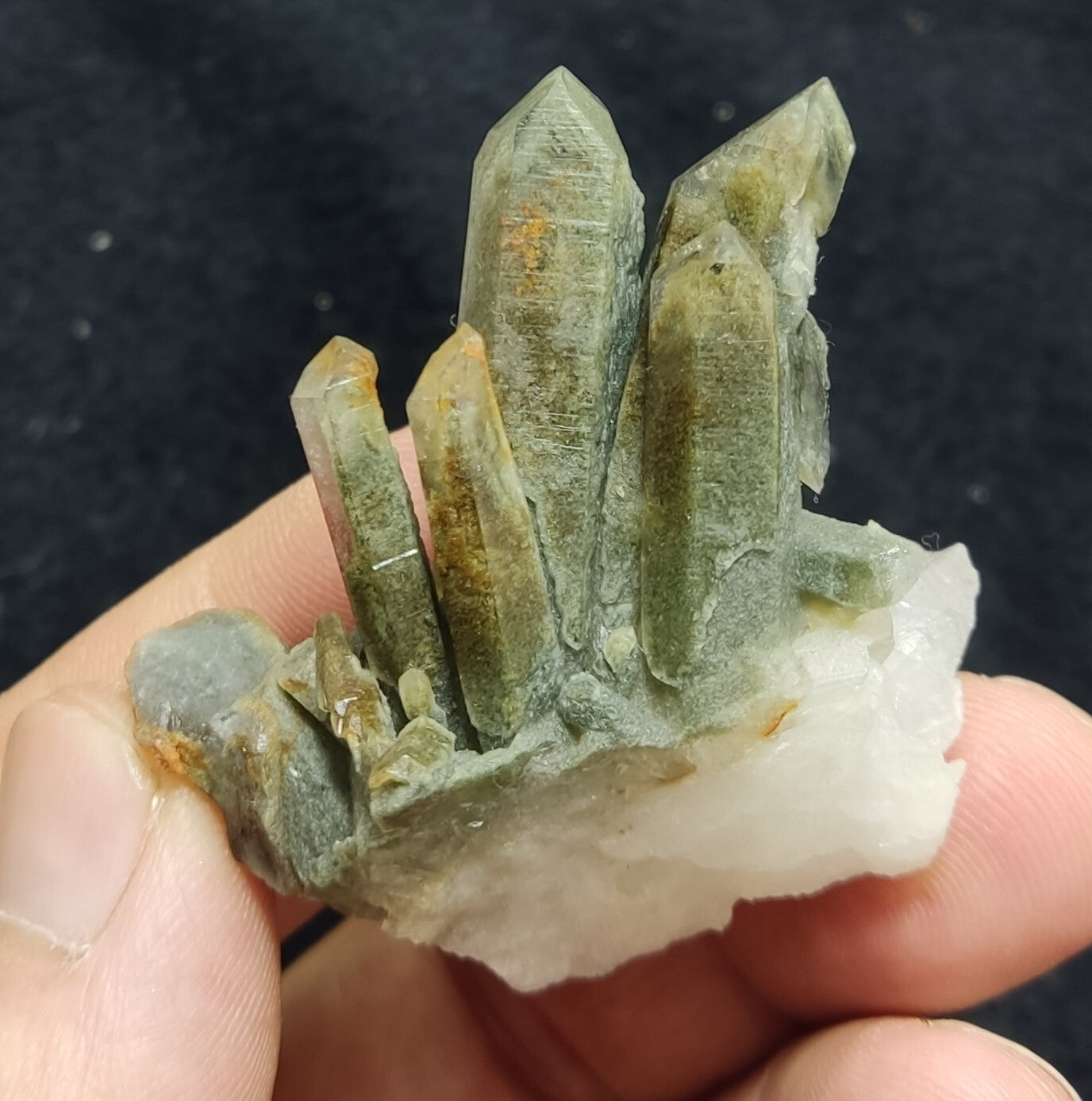An Aesthetic terminated chlorite Quartz specimen 33 grams
