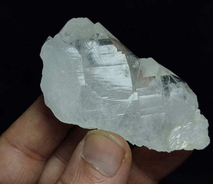 Natural Fully Terminated Twin Formations Clear Quartz 78 grams