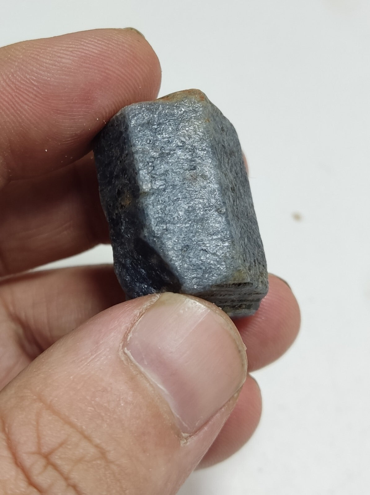 An aesthetic specimen of terminated sapphire crystal 35 grams