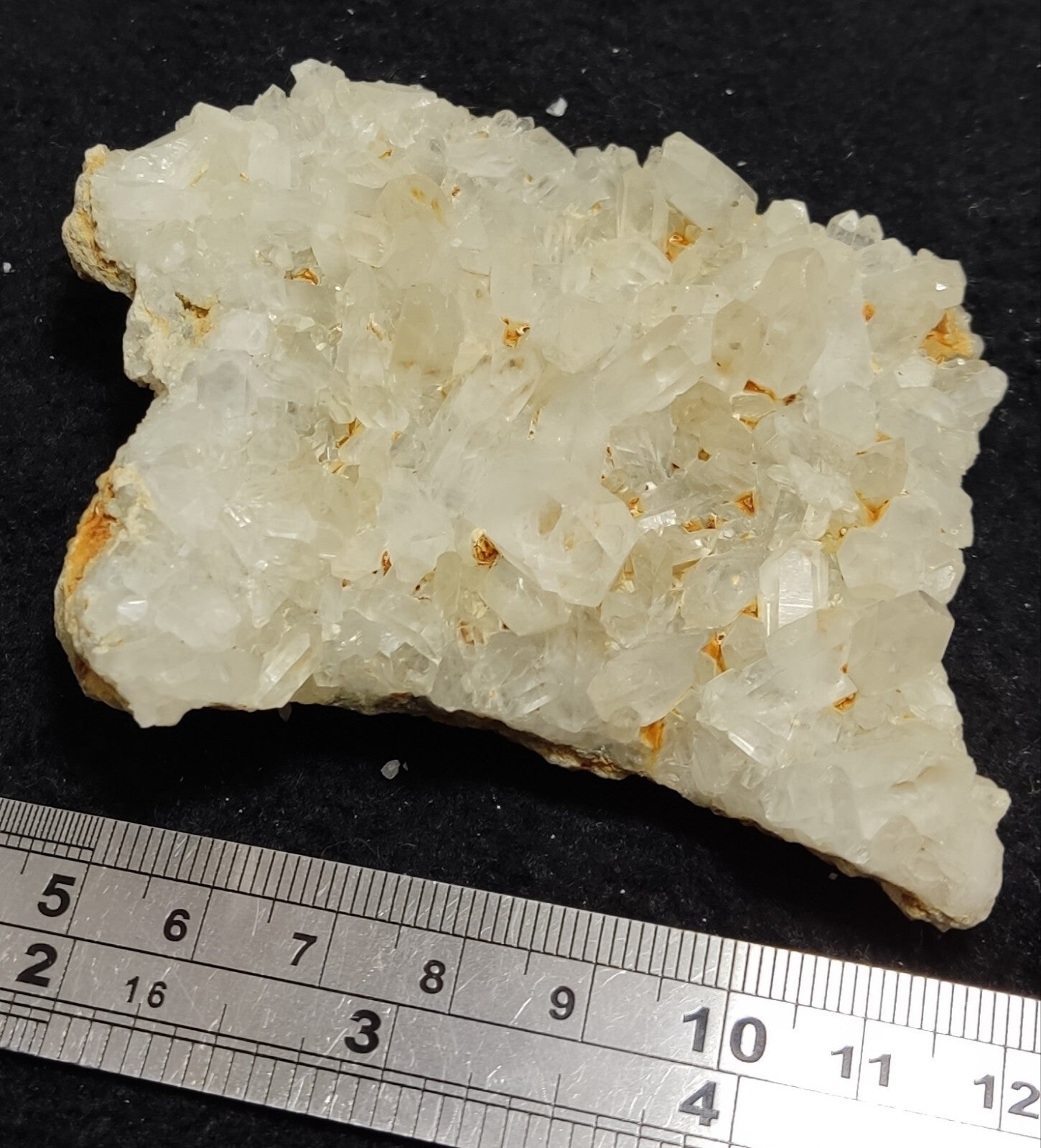 An Aesthetic terminated specimen of Quartz cluster 115 grams