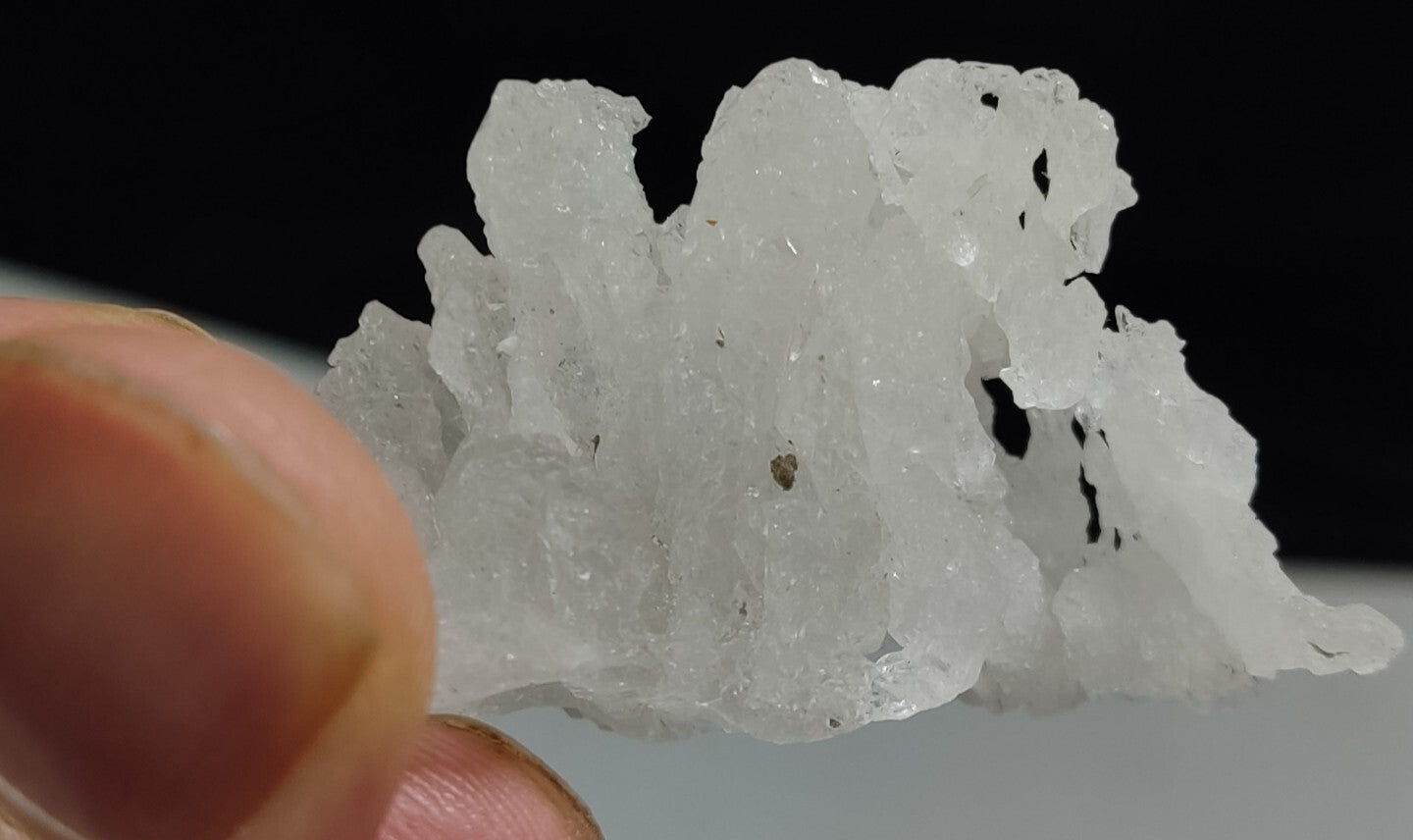 Fully Etched Quartz Crystal 22 grams