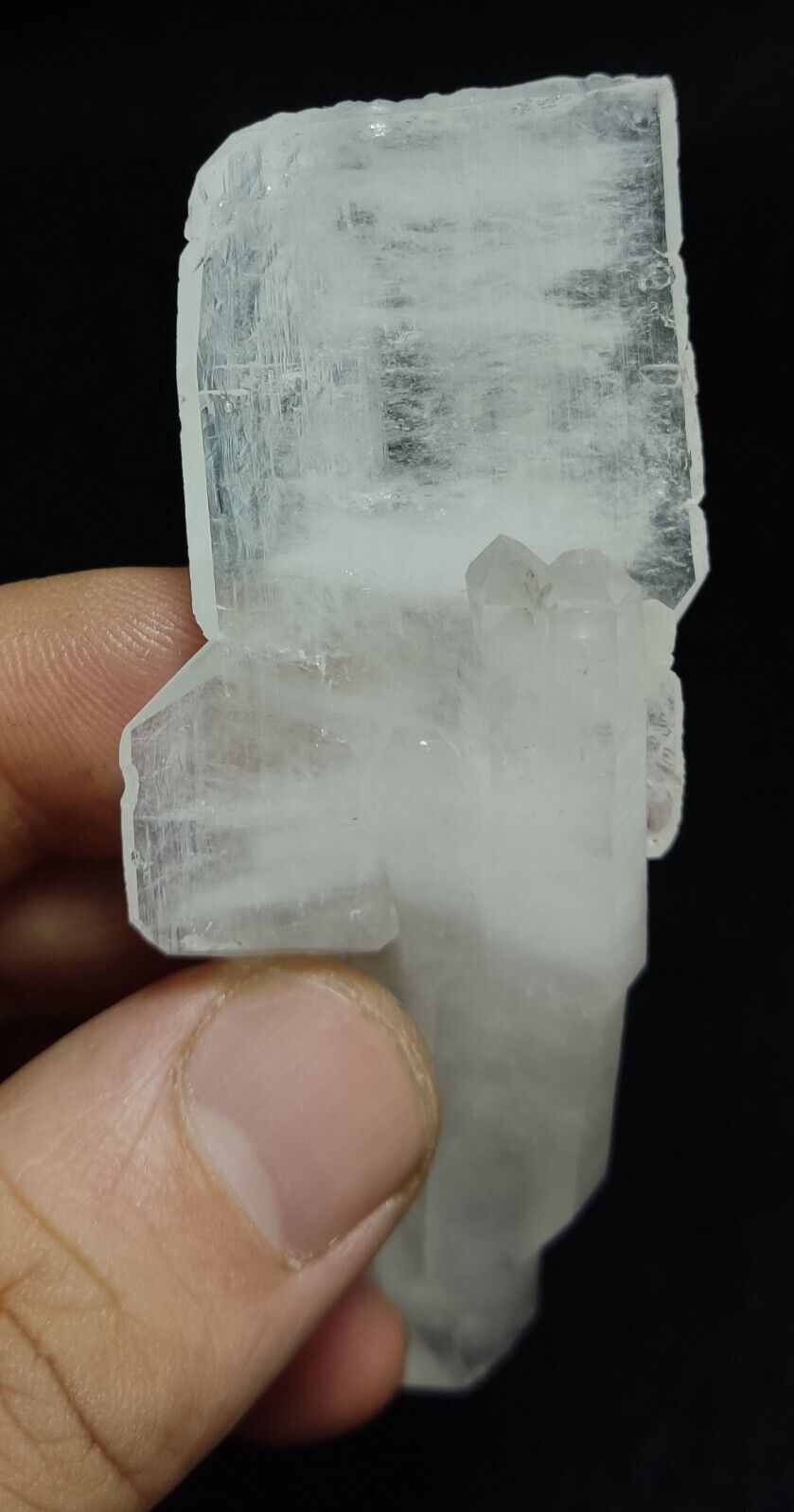 An aesthetic specimen of terminated faden Quartz crystal 54 grams